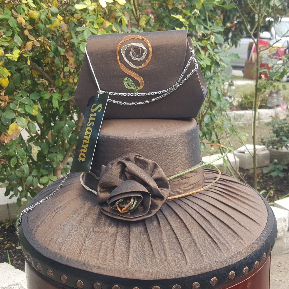 Susanna Style 3100P Church Hat and Purse